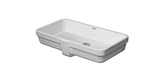 Duravit Einbauwaschtisch Vero Air 60x11,5cm, EB v unt, o. HL, m ÜL, weiß