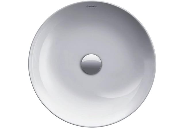 Duravit Aufsatzwaschbecken Cape Cod d 43cm, o. HL, ÜL, Hahnlochbank, Weiß