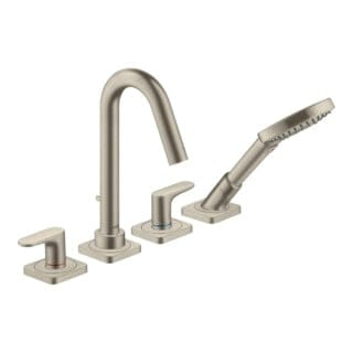 hansgrohe Fertigset Axor Citterio M 4-L-BW-Rand-Arm, Ausl. 135mm, brush. ni.