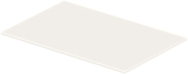 Duravit Glaseinleger DuraSquare 42x26,4cm, Sicherheitsglas, Weiß