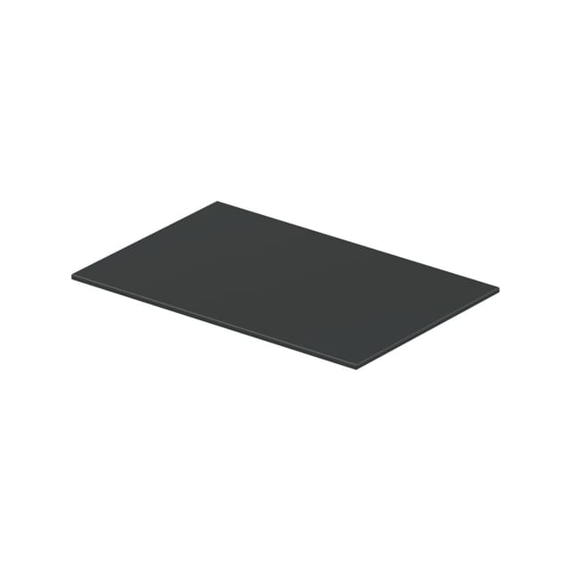 Duravit Glaseinleger DuraSquare 47x38cm, Sicherheitsglas, Flannel Grey