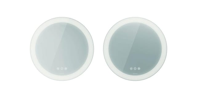 Duravit Lichtspiegel Happy D.2 Plus 70x70x5,5cm, 122 W, Lichtfeldd. radial