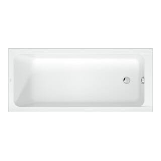 Duravit Rechteck-Badewanne D-Code 175x75x45cm, Abl i Fußber., 1 RS, weiß