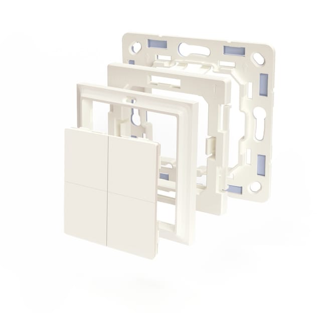 SHELLY BLU WS4GM - Gira & Merten Adapter für BLU Wall Switch 4