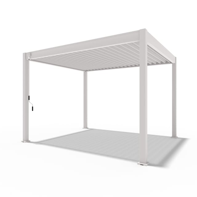 Pergoline Trumpf Pergola Alu Stahl 3 m x 3,6 m sand