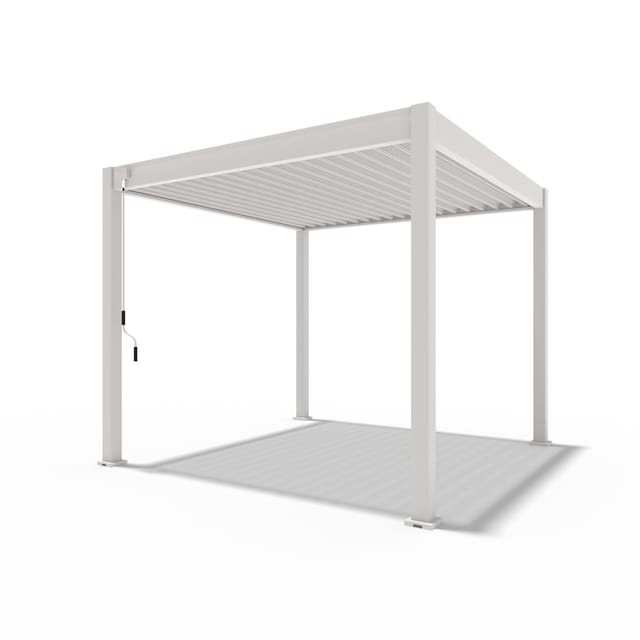 Pergoline Trumpf Pergola Alu Stahl 3 m x 3 m sand