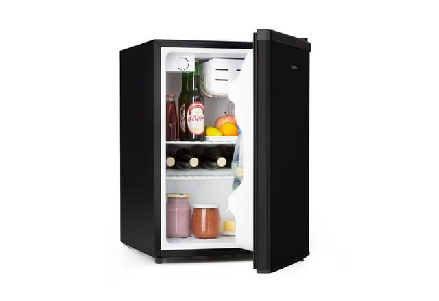 Cool Kid Mini-Kühlschrank mit 4-L-Gefrierfach 66 Liter 41dB Schwarz