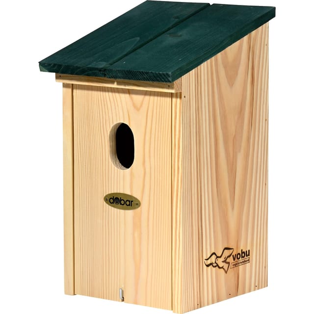 dobar VOBU-Nistkasten Flachdach für Gartenrotschwanz
