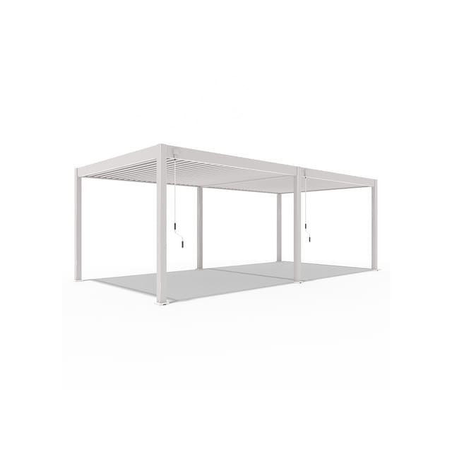 PergoLine Superior Pergola 3,6 m x 7,2 m sand