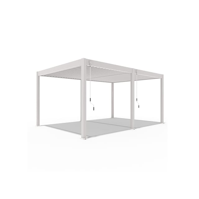 PergoLine Superior Pergola 3,6 m x 5,3 m sand