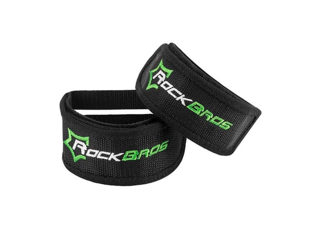 Rockbros GZT1001BK Bicycle Pedal Straps 2 pcs - Black
