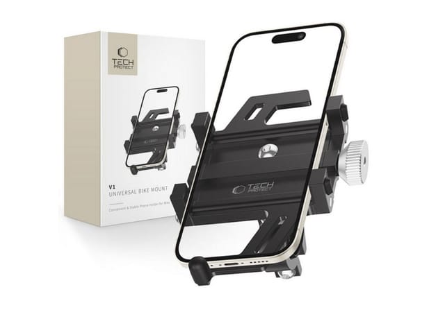 Tech-Protect V1 Universal Bicycle Holder for Phone - Black