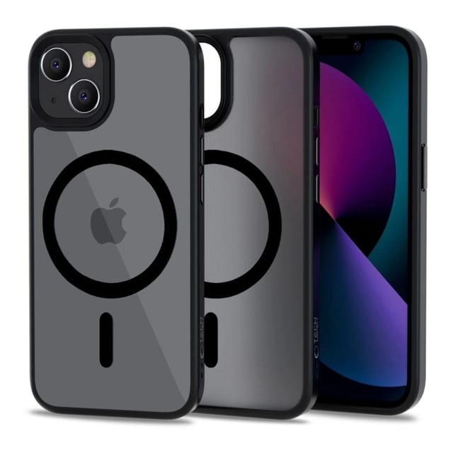 Tech-Protect MagMat MagSafe Case for iPhone 13 - Matte Black
