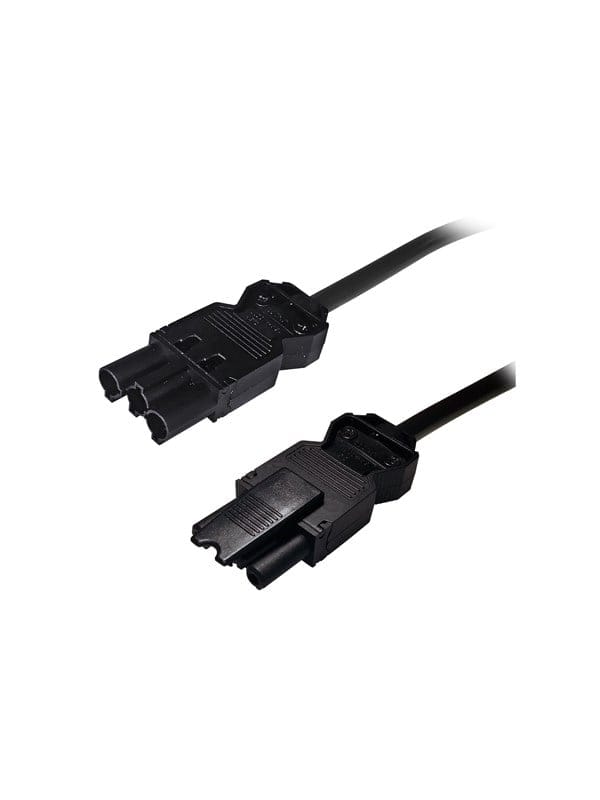 Deltaco - power extension cable - GST18 to GST18 - 30 cm