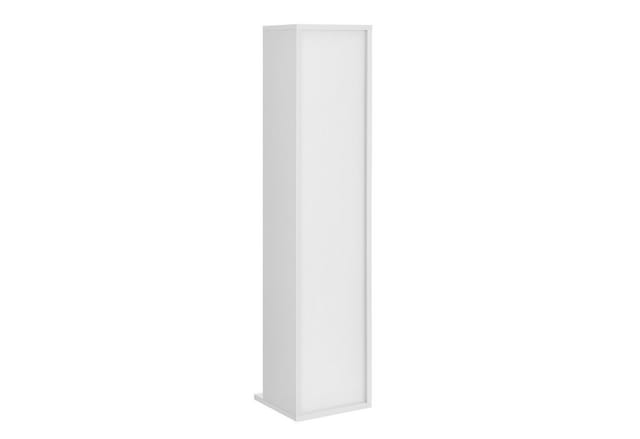 en.casa CD-Regal, »Tynset« 90x20x20 cm Standregal mit 6 Fächern Weiß