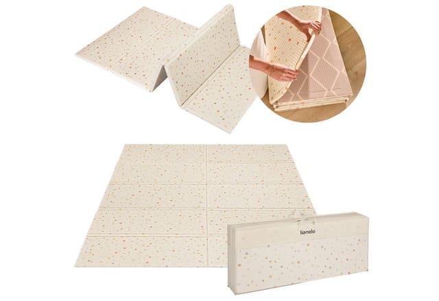 lionelo Spielmatte ZORA (Set, Set), Faltbar/beidseitig/geruchsneutral/XPE/1,5 cm dick/antirutsch