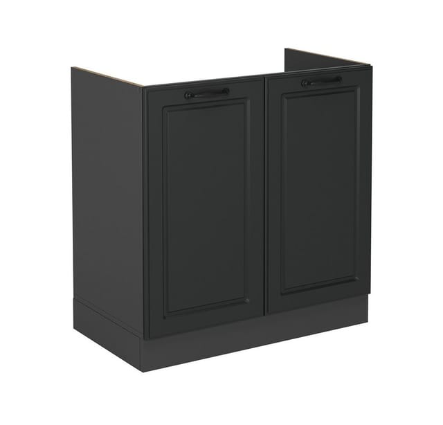 Vicco Unterschrank R-Line, Anthrazit Landhaus/Anthrazit, 80 cm ohne Arbeitsplatte (1-St)