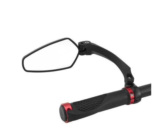 MidGard Fahrradspiegel E-Bike Rückspiegel mit Aluminium-Klemme, Spiegel für Fahrrad-Lenker (1-St), geeignet für Mountainbike, Rennräder, e-Bike usw.