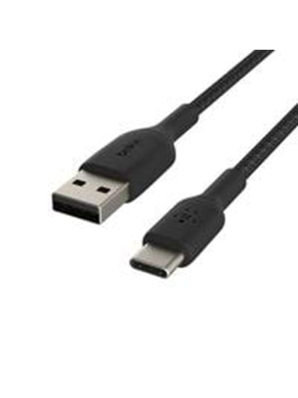 Belkin USB-C/USB-A Kabel ummantelt, 2m Smartphone-Kabel, USB-C, (200 cm)