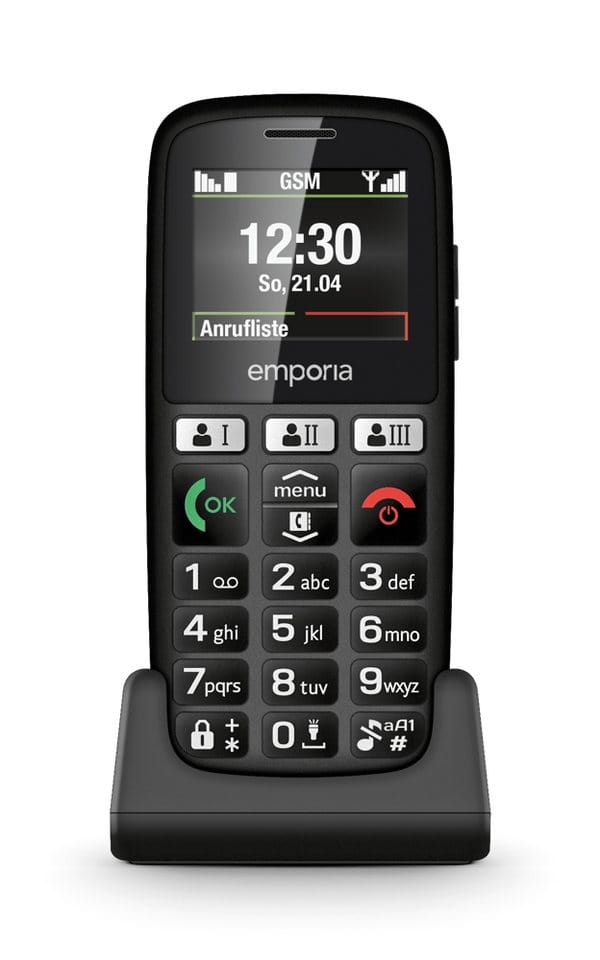 Emporia HAPPY 2G, Schwarz - Modell 2025 Handy Handy