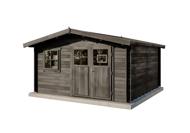ECO Set - Gartenhaus Valeria - grau
