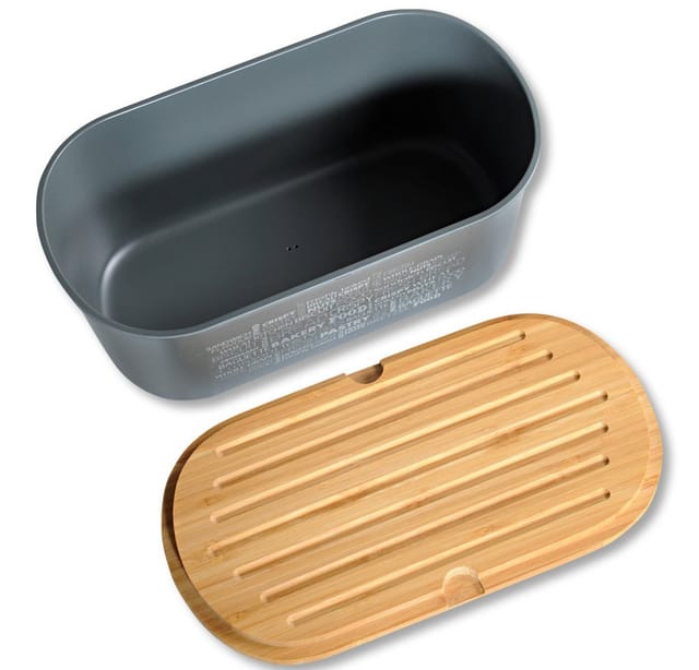 KESPER Brotbox, grau, FSC