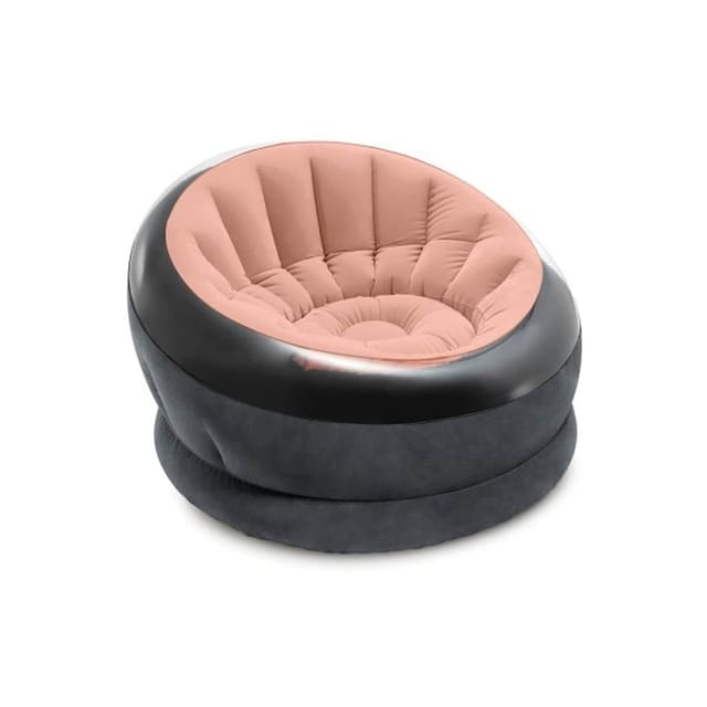 INTEX Empire Chair aufblasbarer Komfort Sessel für Innen und Außen Sitzkissen sitzen Lounge rosa