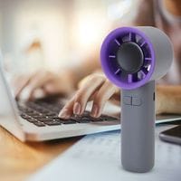 Tragbarer Usb-ventilator Mit Halbleiterkühlung, Faltbarem Design, 2000 Mah, 6 W, Leise