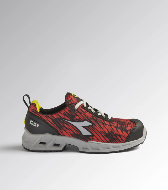 Utility Diadora Schuhhandschuh Shark Stable Impact Low S1p Src Esd Schwarz Rot 42