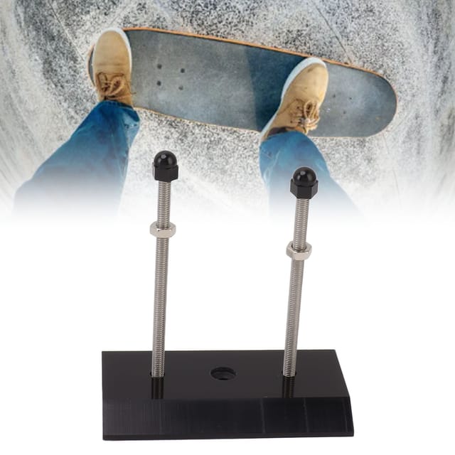 Robustes, Wandmontiertes Skateboard-regal Aus Acryl Mit Schwebendem Effekt, Hochstabile Halterung Zur Präsentation/aufbewahrung Von Skateboards, Schwarz
