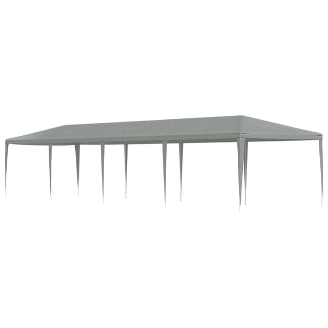 Partyzelt Hellgrau 1200 X 300 X 255 Cm Pe Und Stahl Vidaxl
