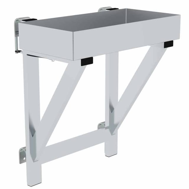 Munk Ablageschale Für Geländer 100x300x600mm Ab 800mm Geländerbreite