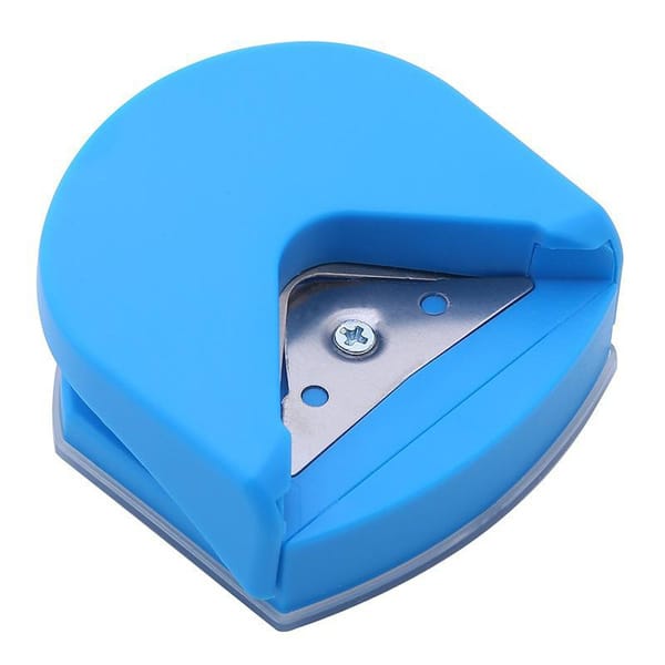 Rundecken-papierkartenstanzer, Fotoschneidewerkzeug, Bastel-, Scrapbooking-, Diy-werkzeuge, Büro- Und Geschäftszubehör, 1 Stück (blau)