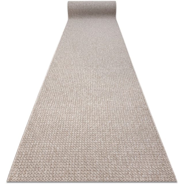 Läufer Casablanca Loop Beige, Schleife Weich - 100cm Beige 100x1150 Cm