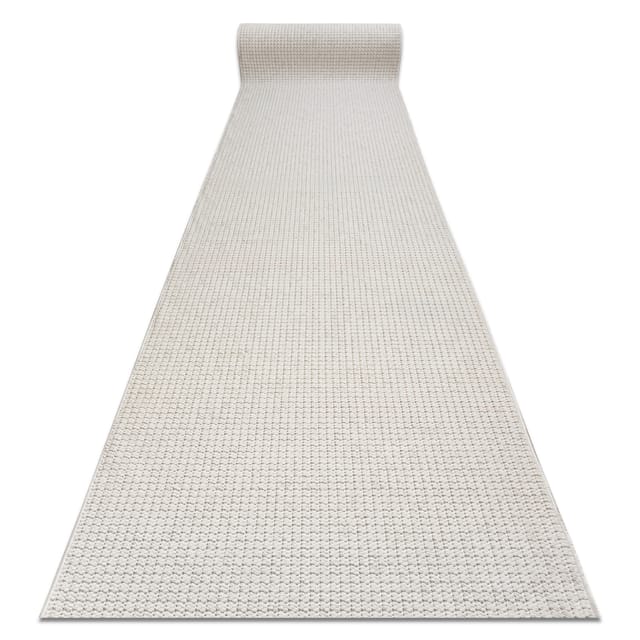 Läufer Casablanca Loop Weiß, Schleife Weich - 100cm White 100x980 Cm