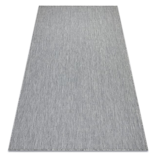 Teppich Sisal Sion A5165a Melange Flach Gewebt Grau Grey 120x170 Cm