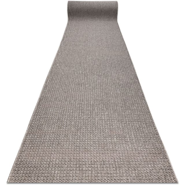 Läufer Casablanca Loop Braun, Schleife Weich - 100 Cm Brown 100x410 Cm