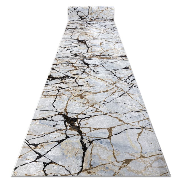 Läufer Antirutsch Lotus Marble 21136 Beige Zum Waschen 60cm Beige 60x330 Cm