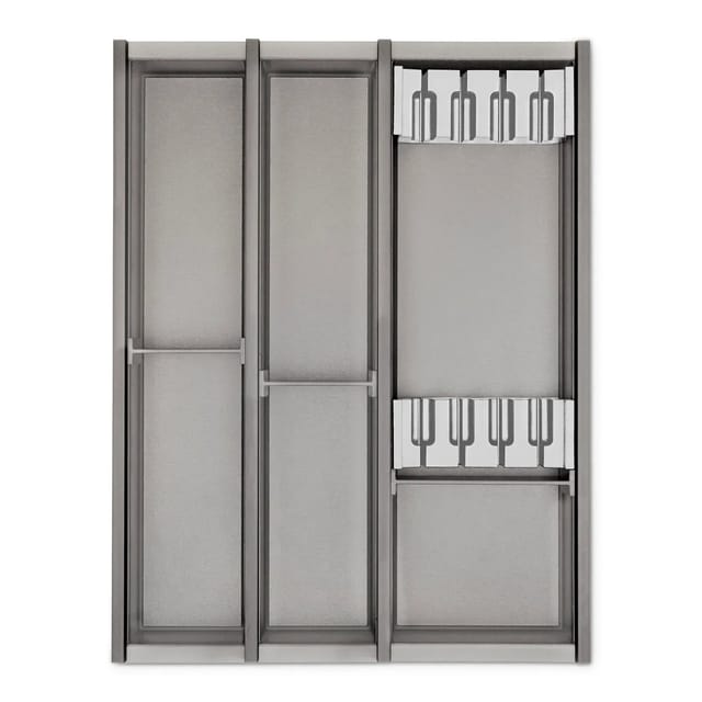 So-tech - Cuisio Besteckeinsatz Besteckkasten Transluzent-graphitgrau Für Blum Legrabox 473 Mm Mit Korpusbreite 450 Mm