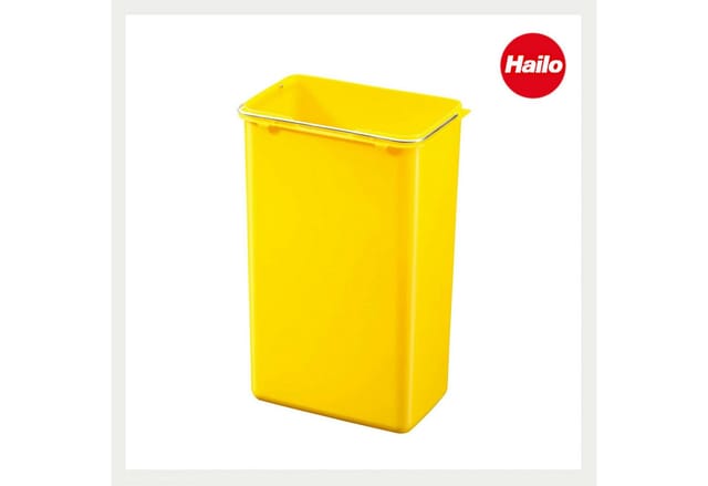 Hailo Inneneimer 9l Aus Kunststoff Gelb Für Trento, Öko, Öko Plus
