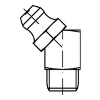 Din 71412 Kegelschmiernippel 5.8 M 10 X 1 Sw 11 Galv. Verzinkt 100 Stk