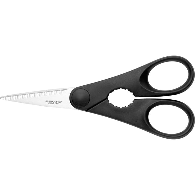 Coverite Fiskars 1023820 Küchenschneider Schwarz 20 Cm