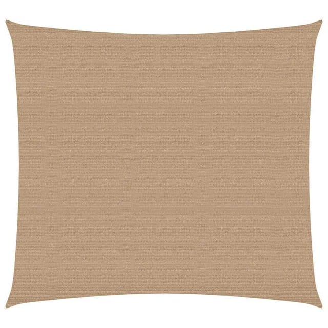 Sonnensegel 160 G/m² Taupe 4x4 M Hdpe Vidaxl