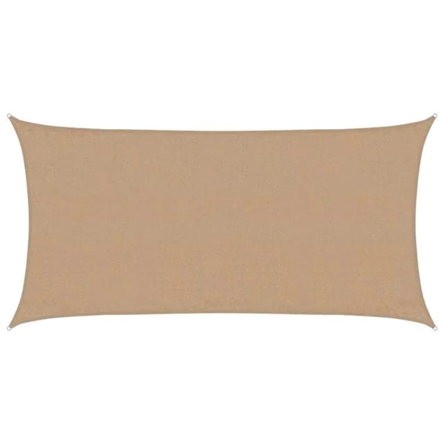 Sonnensegel 160 G/m² Taupe 3x6 M Hdpe Vidaxl
