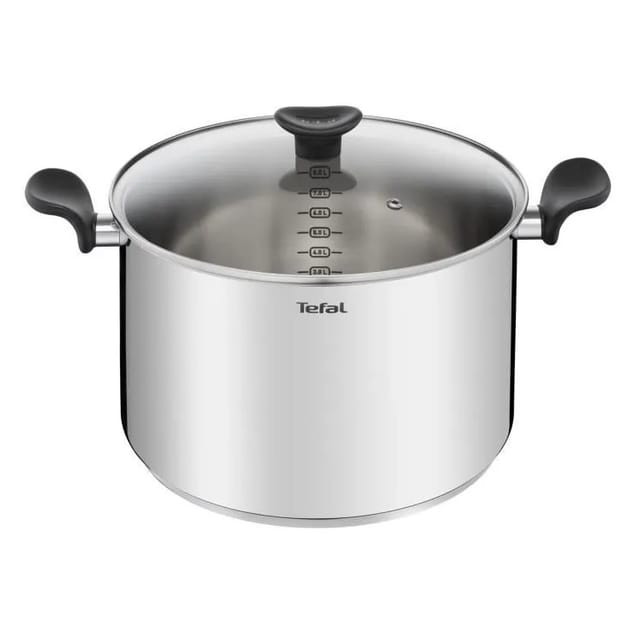 Seb - 28cm Topf Aus Edelstahl + Glasdeckel - Tefal - E3086404