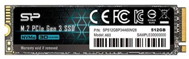 Ssd Silicon Power Ace A60 1024 Gb Pcie Gen 3x4