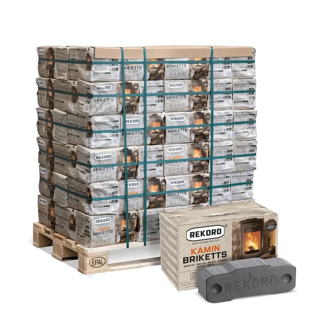 Rekord Braunkohlebriketts 10kg X 90 Paket 900kg