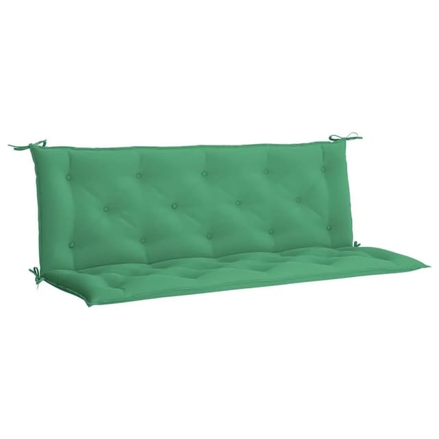 Gartenbank-auflage Grün 150x(50+50)x7 Cm Oxford-gewebe Vidaxl