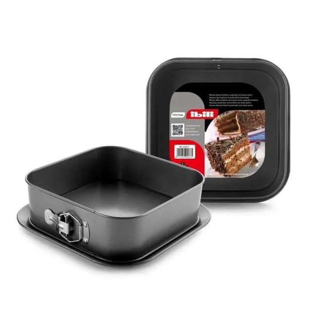 Ibili Antihaft-kuchenform Quadrat 17 Cm