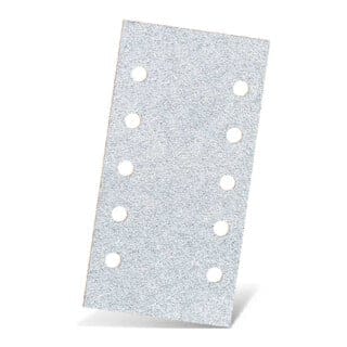 White Klett-schleifblätter, 230 X 115 Mm, 10-loch, F. Schwingschleifer, Normalkorund (50 Stk.) K150 - Menzer